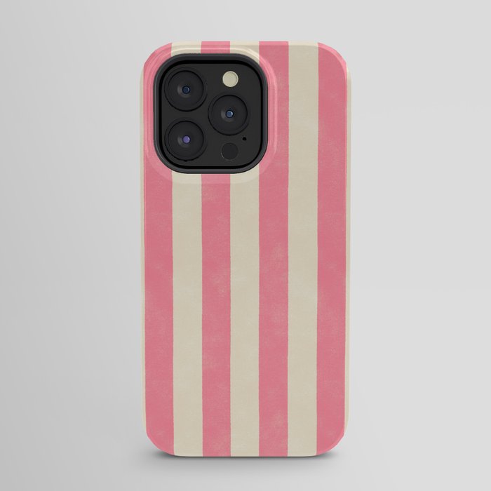 Cabana Stripe - pink & cream iPhone Case Gallery Image 31