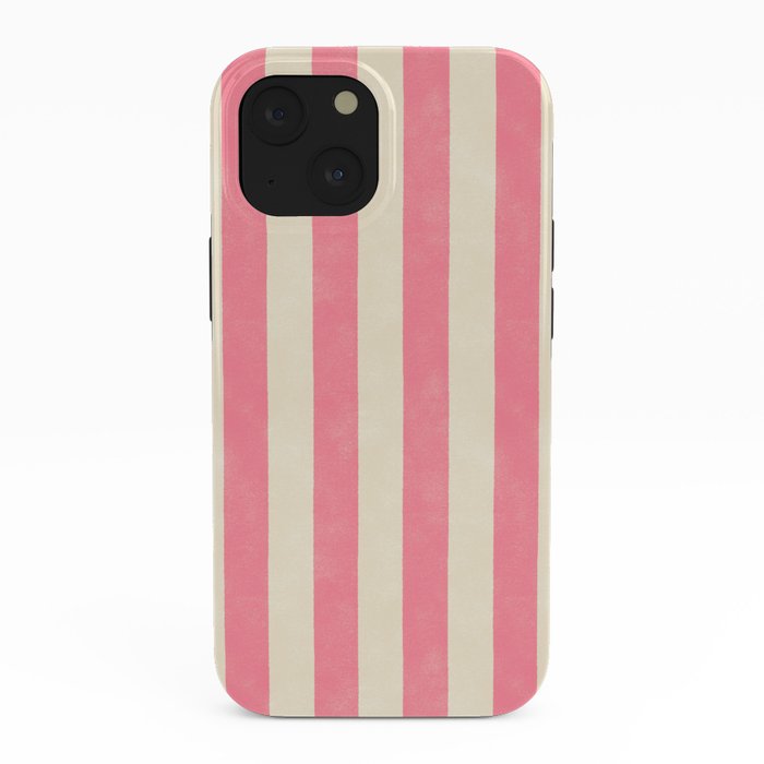 Cabana Stripe - pink & cream iPhone Case Gallery Image 38
