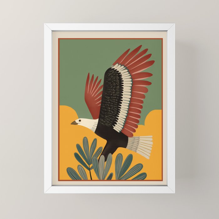Bald Eagle in Flight Mini Art Print Gallery Image 4