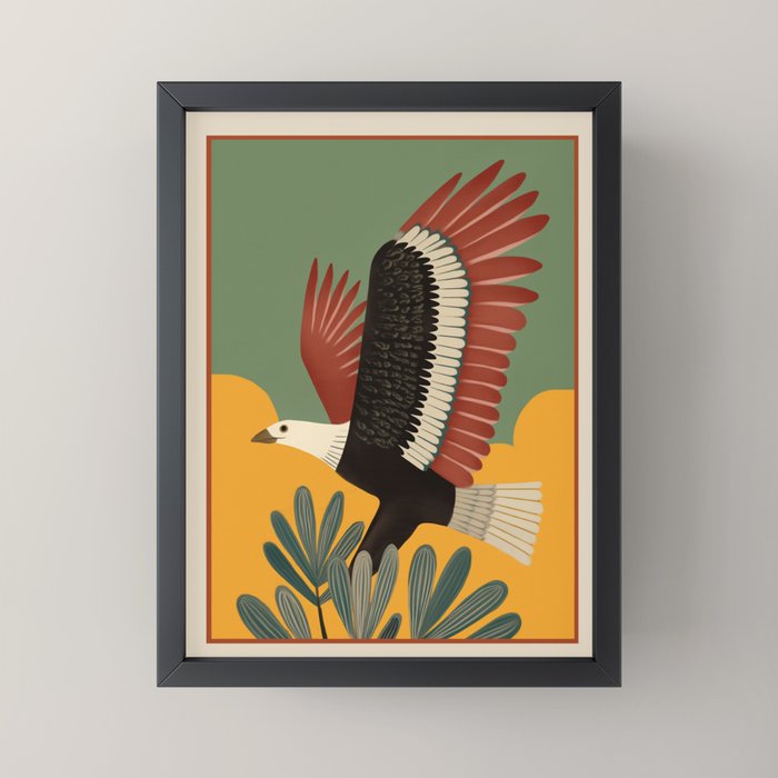 Bald Eagle in Flight Mini Art Print Gallery Image 3