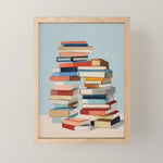 Books in Balance Mini Art Print Gallery Image 1