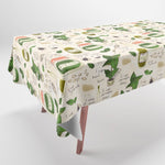 Pesto. Illustrated Recipe. Tablecloth Gallery Image 1