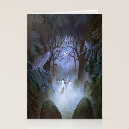 Dance of the Midnight Witches Stationery Card Gallery Image 2