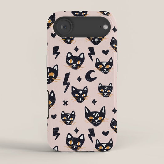 Spooky Kitties â Blush iPhone Case Gallery Image 2