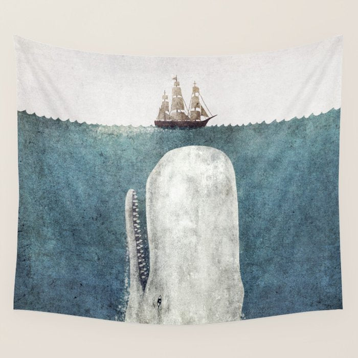 The White Whale Wall Tapestry Gallery Image 3