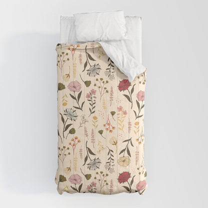 Spring Garden Flower Collection - Cream Comforter Gallery Image 10