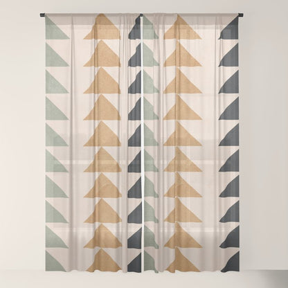 Minimal Geometric 32 Window Curtain Gallery Image 22