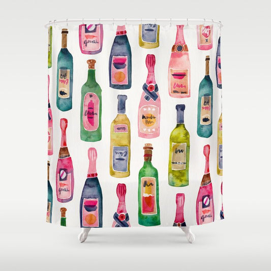 Champagne Collection Shower Curtain Gallery Image 1