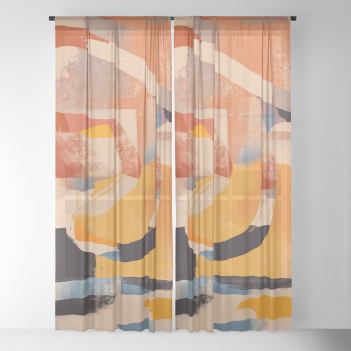 Modern Abstract Art 103 Window Curtain Gallery Image 18