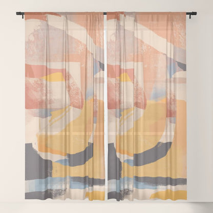 Modern Abstract Art 103 Window Curtain Gallery Image 21