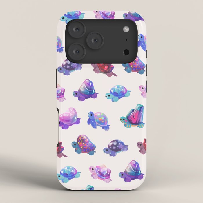 Jewel turtle - pastel iPhone Case Gallery Image 3