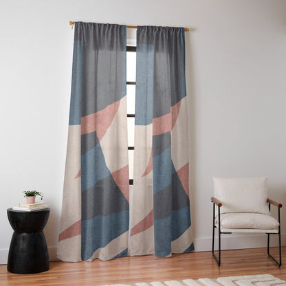 ABSTRACT ALPHABET / Gothic E Window Curtain Gallery Image 14