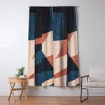 ABSTRACT ALPHABET / Gothic E Window Curtain Gallery Image 1
