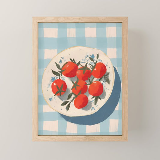 Summer Tomatoes Mini Art Print Gallery Image 1
