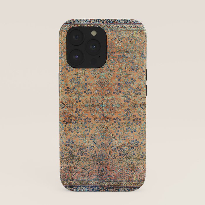 Kashan Floral Persian Carpet Print iPhone Case Gallery Image 39