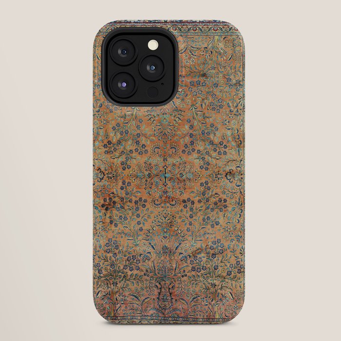 Kashan Floral Persian Carpet Print iPhone Case Gallery Image 28