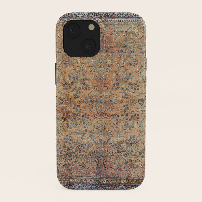 Kashan Floral Persian Carpet Print iPhone Case Gallery Image 38
