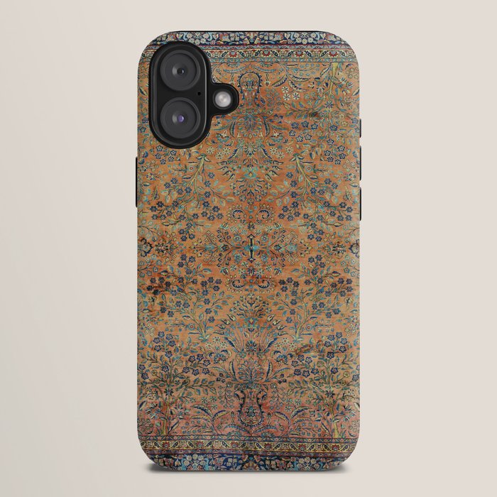 Kashan Floral Persian Carpet Print iPhone Case Gallery Image 10