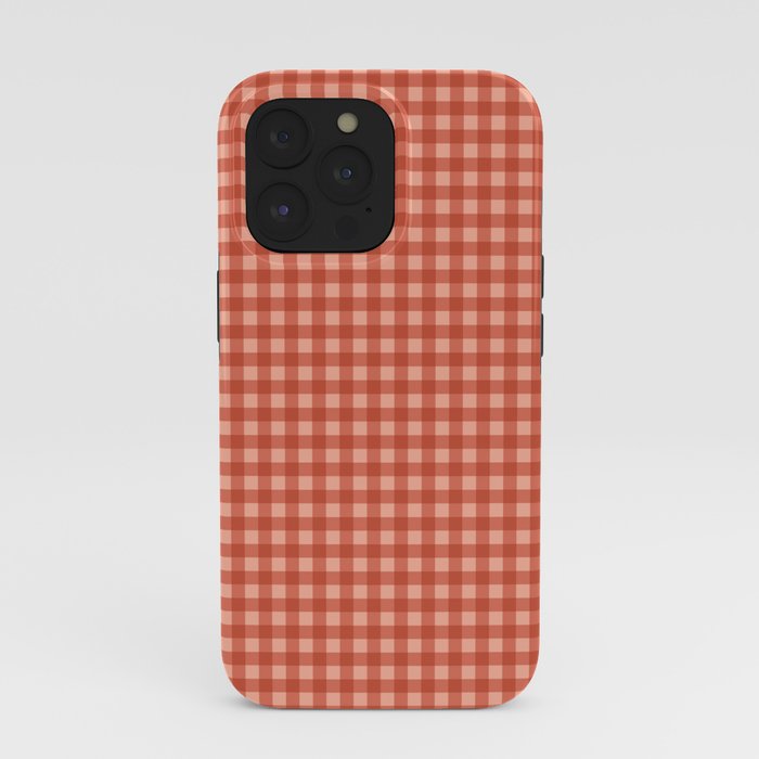 Gingham Plaid Pattern - Strawberry Red iPhone Case Gallery Image 39
