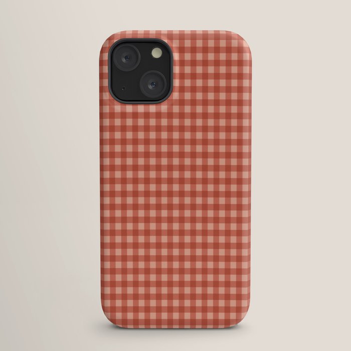 Gingham Plaid Pattern - Strawberry Red iPhone Case Gallery Image 17