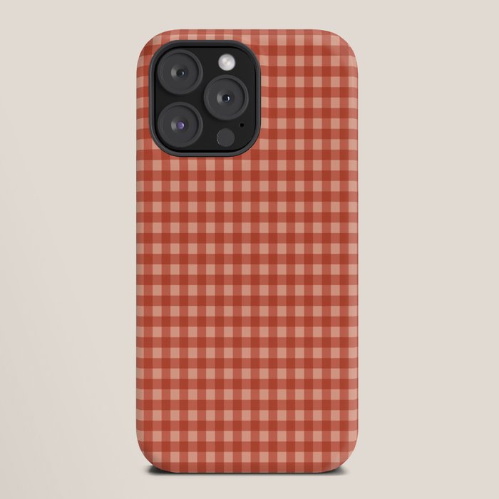 Gingham Plaid Pattern - Strawberry Red iPhone Case Gallery Image 20