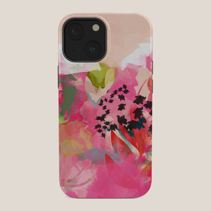 pink summer garden dream abstract iPhone Case Gallery Image 34