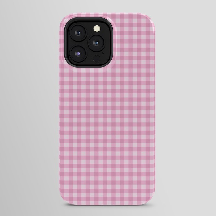 Gingham Plaid Pattern - Pastel Pink iPhone Case Gallery Image 24