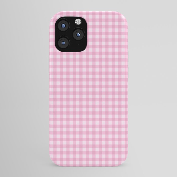Gingham Plaid Pattern - Pastel Pink iPhone Case Gallery Image 43