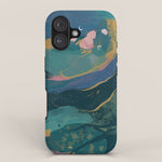 "You Are Worthy" Midnight Background iPhone Case Gallery Image 1