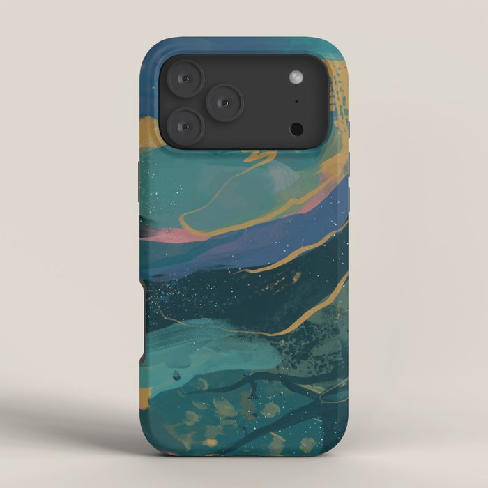 "You Are Worthy" Midnight Background iPhone Case Gallery Image 4