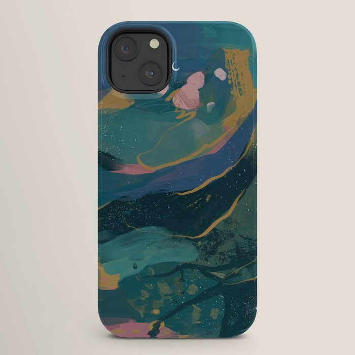 "You Are Worthy" Midnight Background iPhone Case Gallery Image 26