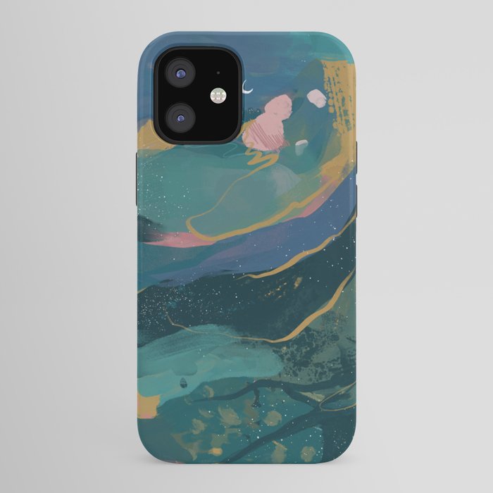 "You Are Worthy" Midnight Background iPhone Case Gallery Image 41