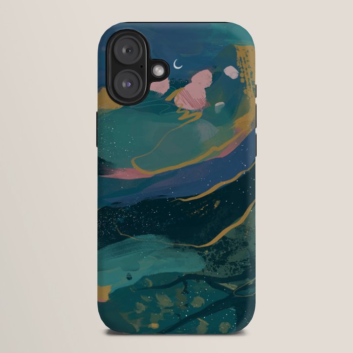 "You Are Worthy" Midnight Background iPhone Case Gallery Image 10