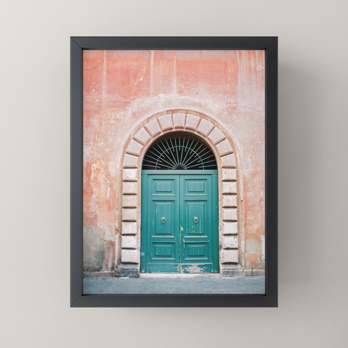 Rome Trastevere Door | Italy Travel Photography Mini Art Print Gallery Image 3
