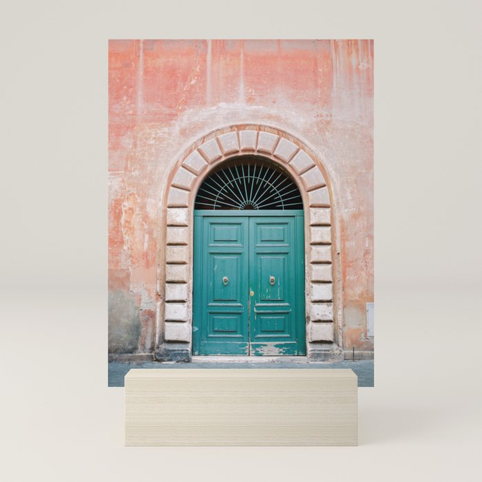 Rome Trastevere Door | Italy Travel Photography Mini Art Print Gallery Image 5