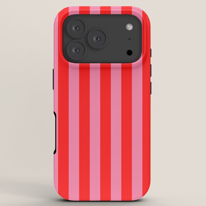 bougie pink red stripe iPhone Case Gallery Image 7