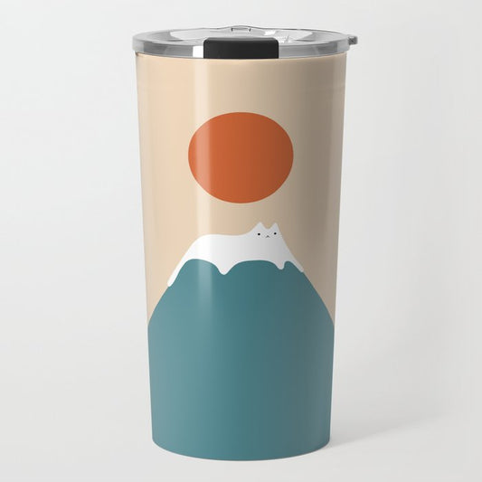 Cat Landscape 158 Travel Mug Gallery Image 1
