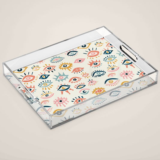 Mystic Eyes â Primary Palette Acrylic Tray Gallery Image 1
