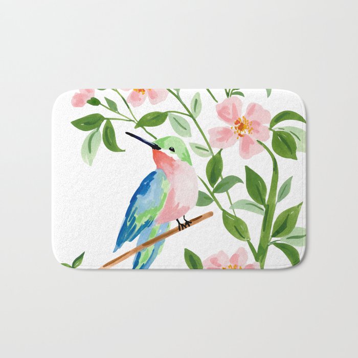 Hummingbird Bath Mat Gallery Image 1