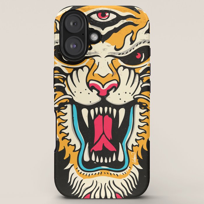 Tiger 3 Eyes iPhone Case Gallery Image 5