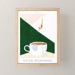 Coffee Diver Mini Art Print Gallery Image 1