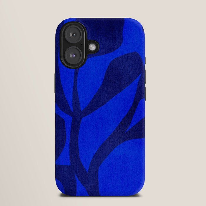 Abstract botanical- blue garden iPhone Case Gallery Image 9