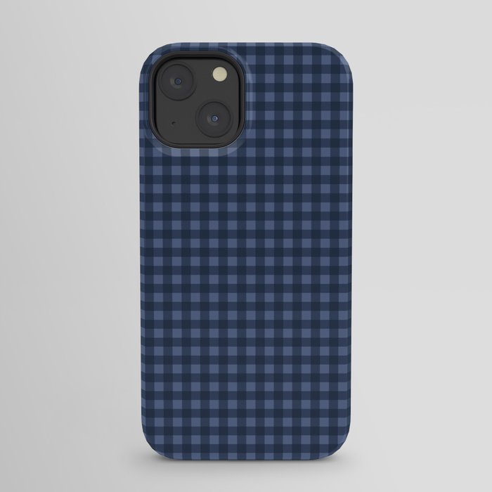 Gingham Plaid Pattern - Navy Blue iPhone Case Gallery Image 29