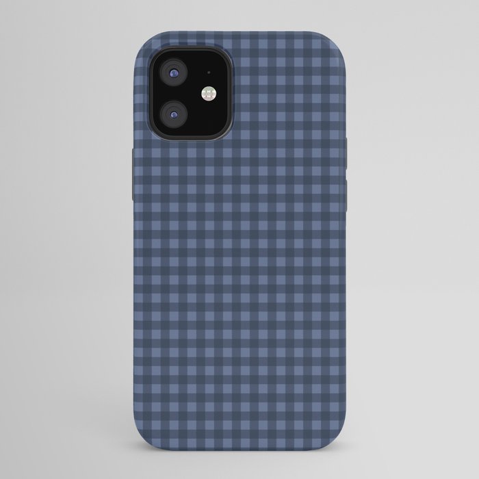 Gingham Plaid Pattern - Navy Blue iPhone Case Gallery Image 42