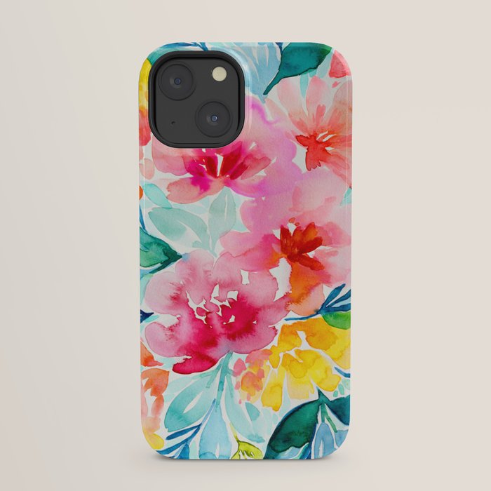 Neon Floral iPhone Case Gallery Image 21
