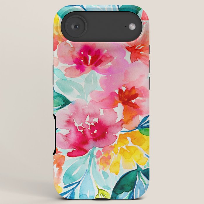 Neon Floral iPhone Case Gallery Image 6
