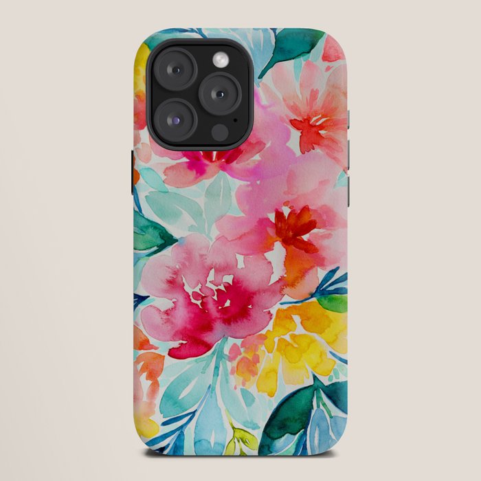 Neon Floral iPhone Case Gallery Image 12