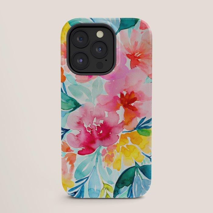 Neon Floral iPhone Case Gallery Image 27