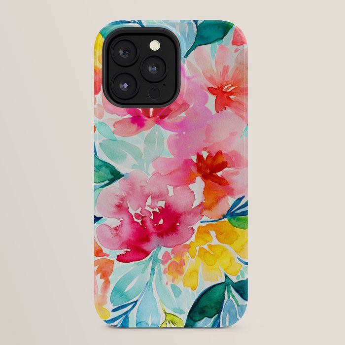 Neon Floral iPhone Case Gallery Image 32