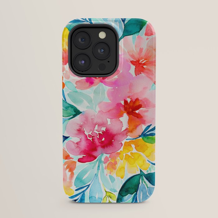 Neon Floral iPhone Case Gallery Image 31